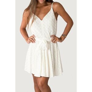 Amanda Uprichard White Lace Mini Dress
